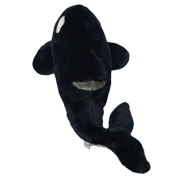 Vintage Sea World Shamu Orca Large Plush Collectible 20"- Very Soft! - Picture 4 of 7